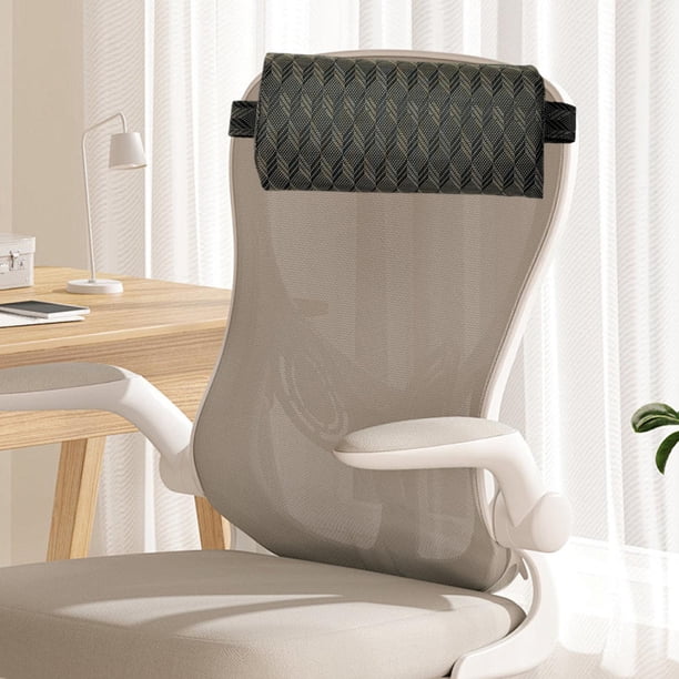 Cabeza reclinable de almohada de almohada de soporte para el cuello de la cabeza extraíbles de cojín acolchado suave para silla de juego silla de Patrón rombico