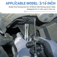 thumbnail image 4 of 3/16 Inch Brake Line Double Flaring Tool Handheld 45 Degree DIN for Brake Hose Nickel Tube and Copper Tubing, 4 of 7