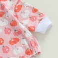 thumbnail image 5 of Okbabeha Newborn Baby Girl Boy Halloween Outfit Pumpkin Sweatshirt Oversized Bubble Romper Onesie Infant Fall Clothes, 5 of 7