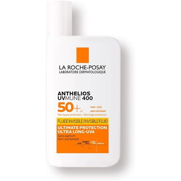Protector Solar Anthelios Uvmune Fluid Invisib Fps50, 50 ml