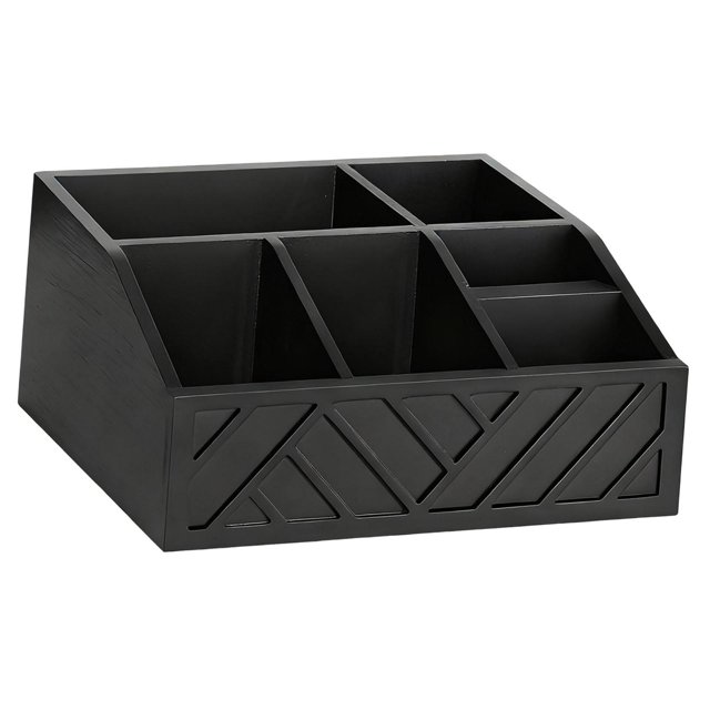 DOLITY Coffee Station Organizer Portable Coffee Pod Storage for Dorm Office Kitchen Black