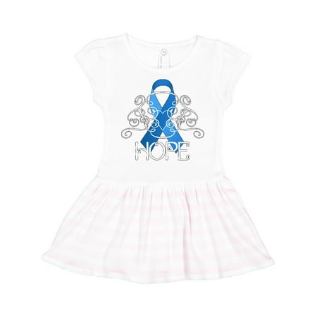 

Inktastic Hope-Colon Cancer Awareness Gift Toddler Girl Dress