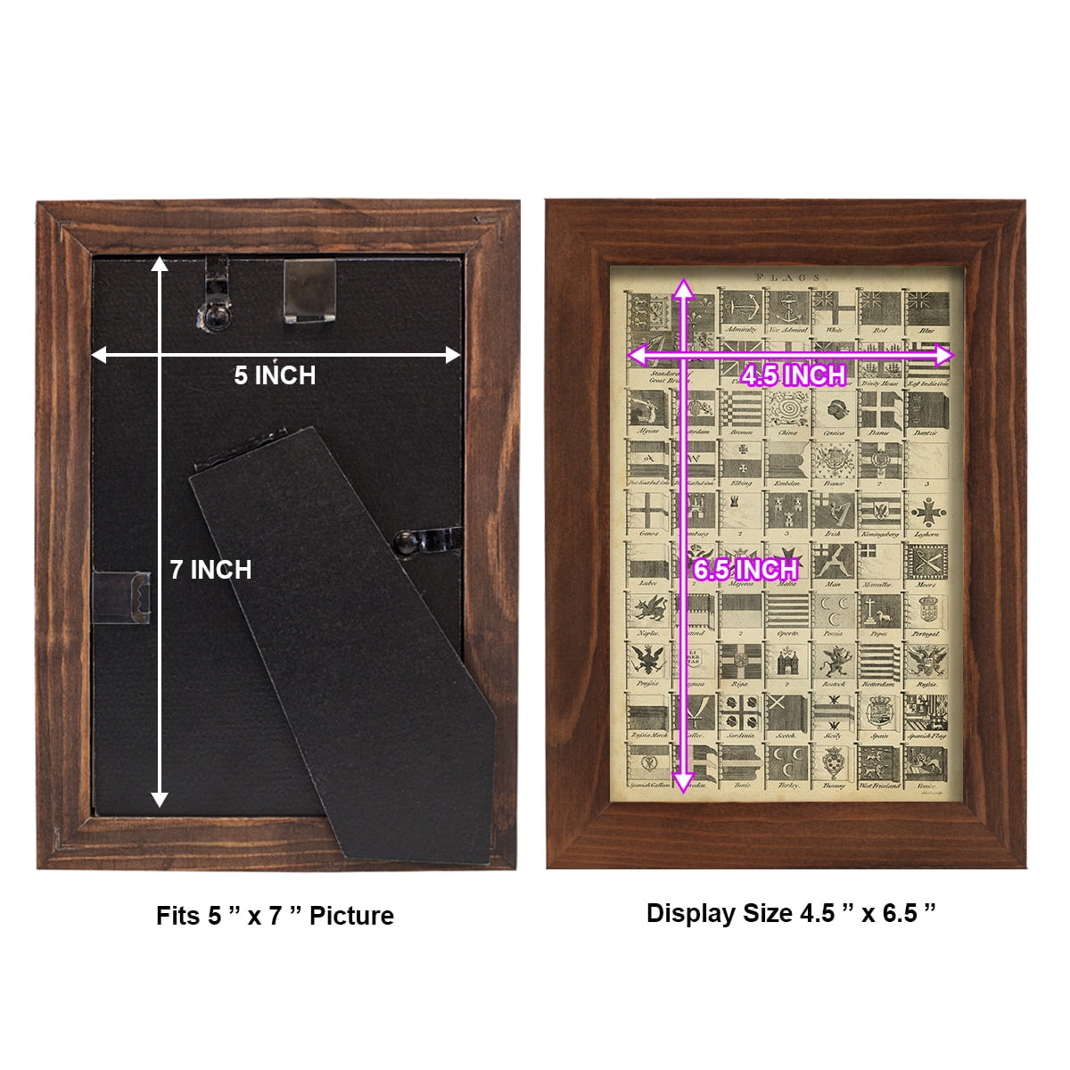 Encyclopediae VII -Framed Print w/glass-Chestnut