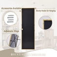 thumbnail image 4 of SEETHRUGLIMMER 64"x 21.25" Rectangle Full Length Mirror Metal Frame Floor Mirror with Stand, Gold, 4 of 7