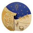 thumbnail image 2 of Christmas Tabletop Decoration Wooden Ornaments With Pattern Creative Gift For Friends, 2 of 11