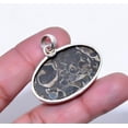thumbnail image 2 of Turritella Fossil Agate Gemstone 925 Sterling Silver Jewelry Pendant 1.25" A342, Beautiful Jewelry For Woman, New Year Sale, Valentin's Day Gift, 2 of 2