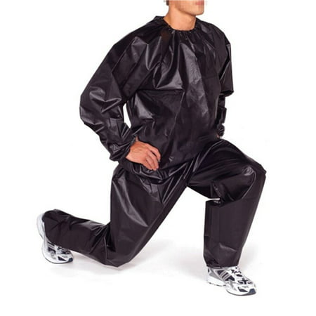 PVC Sauna Suit Anti-Rip Training Fitness Weight Loss Sport Sauna ...