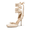 NUDE, variant on DREAM PAIRS Women's Ballet High Heels Closed Toe Pumps | High Stiletto Heels Adjustable Strap Square Toe Pumps Shoes for Party Wedding Dance