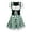 1-Green1049, variant on XIAOCHA Lace Up Dirndl for Women Gingham Print Oktoberfest Festival Dress Party Mini Dress,Green,Sizes L