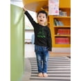 thumbnail image 3 of St Patricks Day Shamrock Rainbow Unicorn Believer Toddler Long Sleeve T Shirt, 3 of 5