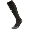 thumbnail image 3 of PUMA mens Team Liga Socks 3.5-6 Black/White, 3 of 3