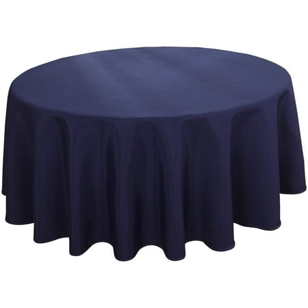 Linen Round Tablecloth 60 Inch Waterproof Navy Blue For Home Kitchen Dining Room Canada Linen Round Tablecloth 60 Inch, Round Tablecloths For 60 Inch Table