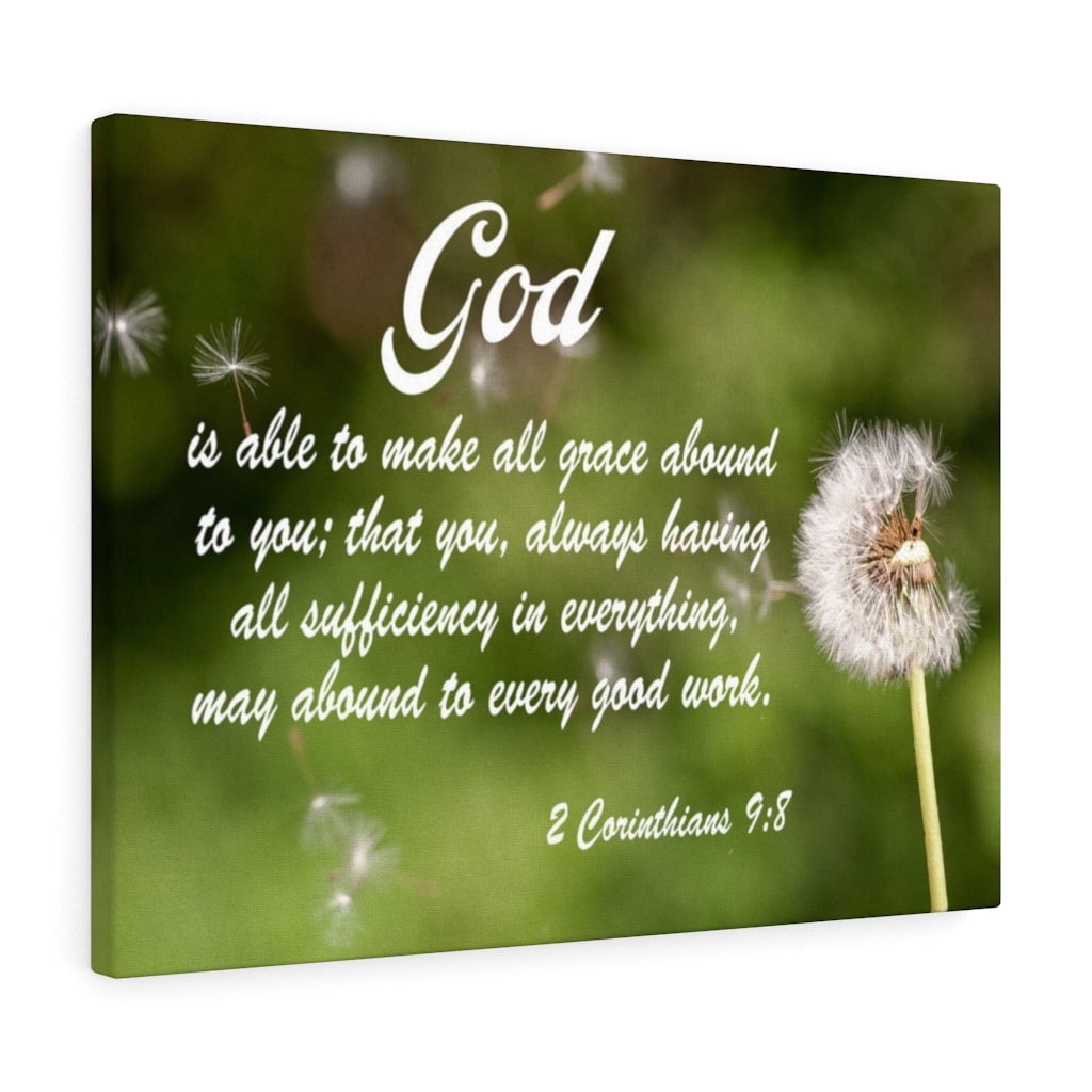 Scripture Walls Every Good Work 2 Corinthians 9:8 Bible Verse Canvas ...
