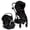 Raven Black, variant on Britax® Prism™ Full-Size Travel System With Willow® S Infant Car Seat and Alpine® Base — Teak