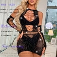 thumbnail image 3 of Sale 2025 Clearance Fishnet Clearance Clearance Clearance Dress Womens Clearance Underwear Dress Pure Color Bikini Clearance Underwear Gloves Included, 3 of 9