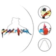thumbnail image 3 of adorno de pájaros manchados., 3 of 3
