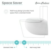Plaisir Wall-Hung Elongated Toilet Bowl