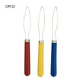 thumbnail image 1 of 3pcs Elderly Button Dressing Aid Seniors Hook helper button Zipper Pull Helper Button Quick Puller Stainless Steel, 1 of 9