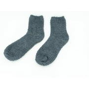 Fuzzy Fluffy Fleece Cozy Sleep Crew Socks Unisex Double Layer Soft Feel Fit Stretch Extra Warm Thick Gift