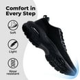 thumbnail image 5 of BROYON Men's Air Cushion Running Shoes Lightweight Breathable Walking Shoes Non Slip Fashion Sneakers Mesh Workout Casual Sports Shoes, 5 of 10
