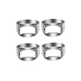 thumbnail image 1 of Set de 4 Anillos Abridor de Botellas de Acero Inoxidable Ximxi Color Plata, 1 of 2