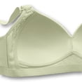 thumbnail image 4 of Women's Thin Soft Comfortable Bra Full Cup Non Underwire Sag Retraction Underwear, 40, Light Green, 4 of 4