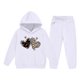 thumbnail image 5 of Cowsor Little Girls Outfits 2 Piece Toddler Long Sleeve Sweatshirt Leggings Pants Clothing Set, 5 of 6