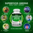 thumbnail image 4 of Toplux Organic Superfood Greens Capsules 1350mg Super Greens Supplement with over 28 Superfoods for Overall Health & Wellness 60 Tablets, 4 of 7