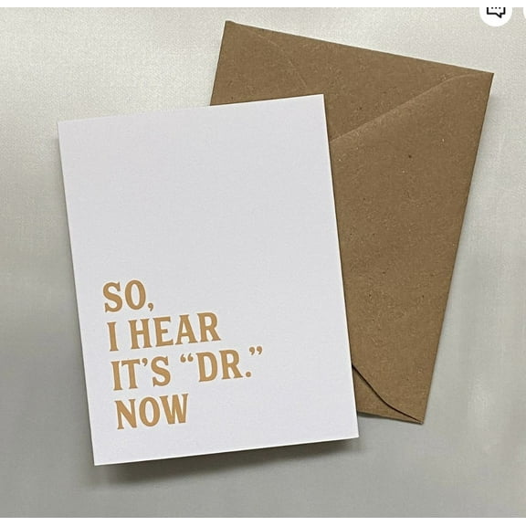 Congratulations Doctor Greeting Card – Funny Card for Newly Graduated Doctors – Includes Envelope – Perfect for Medical School Graduation Celebrations