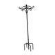 thumbnail image 3 of Gancho de pastores para poste alimentador de pájaros al aire libre, soporte de Metal con perchas dobles para colgar linterna, decoración de boda, Alto 117cm, 3 of 9