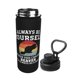 thumbnail image 2 of Sé siempre tú mismo a menos que puedas ser un castor. Botella de agua aislada de acero inoxidable de 18 oz, novedosa tetera deportiva, taza portátil para viajes, gimnasios al aire libre., 2 of 5