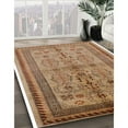 thumbnail image 2 of Ahgly Company Indoor Rectangle Mid-Century Modern Mahogany Brown Oriental Area Rugs, 4' x 6', 2 of 6