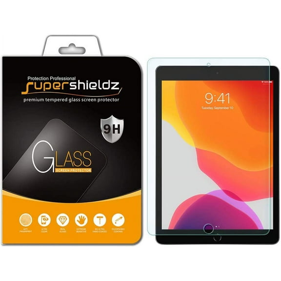 Supershieldz for Apple iPad 10.2 inch (2021/ 2020/ 2019, 9th/ 8th/ 7th Generation) Anti-Glare (Matte) Tempered Glass Screen Protector, Anti-Scratch, Bubble Free