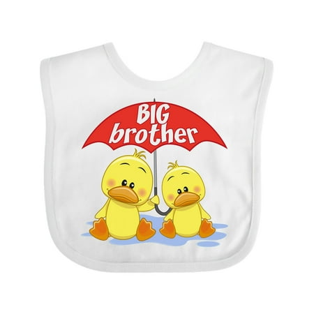 

Inktastic Big Brother Duck Gift Baby Boy Bib