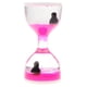 thumbnail image 1 of Reloj de arena con forma de delfín, juguete antiestrés con aceite líquido flotante y movimiento. Rosado, 1 of 9