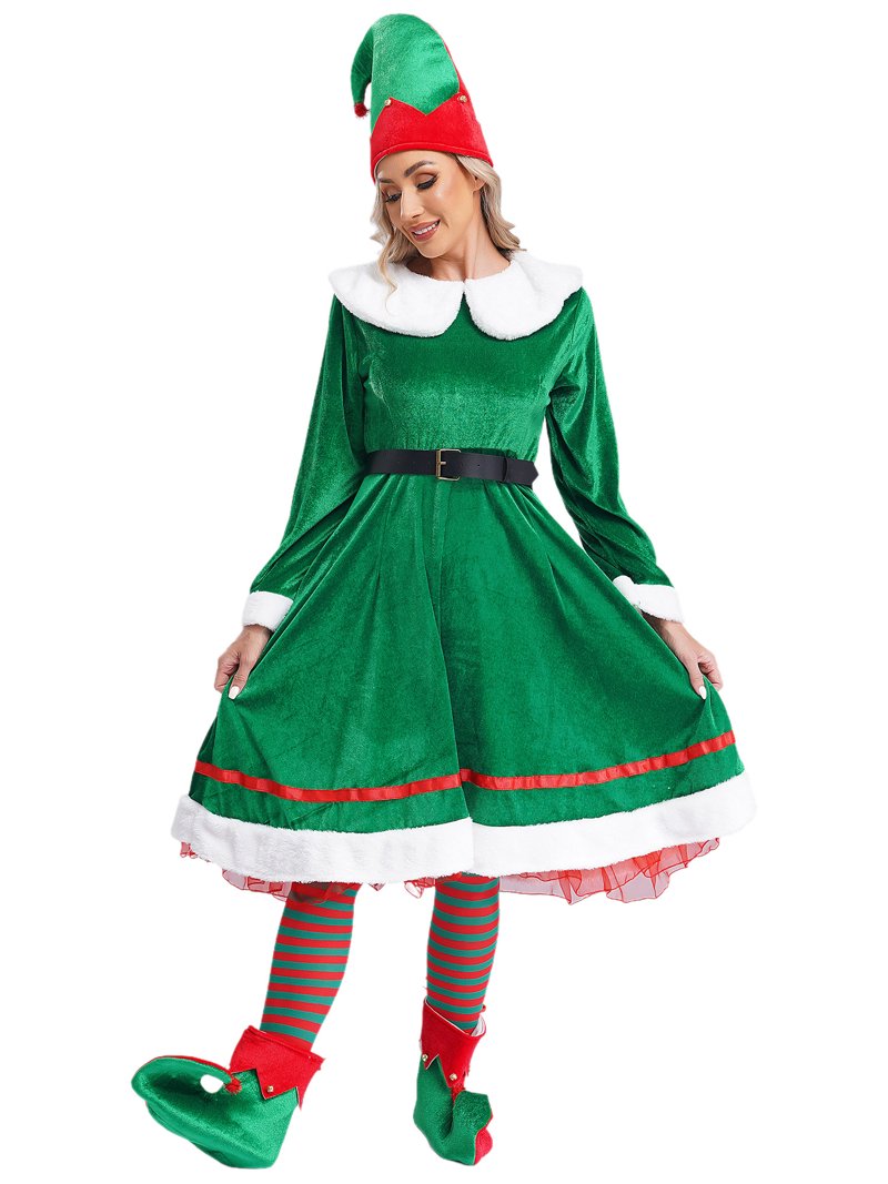 green santa claus dress Santa Claus Sweater Dress main image 0