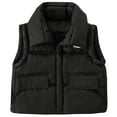 thumbnail image 2 of Cowsor Kids Winter Zipper Puffer Vest Lightweight Sleeveless Outwear Puffy Vests, 2 of 6