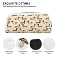 thumbnail image 3 of Rocae Dachshund Dog for Multifunctional Pen Organizer with Zipper Closure, Ideal for Tools, Gadgets, Cosmetics, Stationary,Travel Accessary, 3 of 5