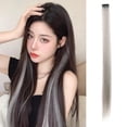thumbnail image 4 of Extensions de Cheveux Colorées à Clipser, Pièces de Cheveux Lisses à Dégradé Vibrant pour Femmes, Extensions de Cheveux Synthétiques Résistantes à la Chaleur pour Fête et Usage Quotidien, 4 of 7