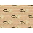thumbnail image 1 of Ahgly Company Machine Washable Indoor Rectangle Transitional Bronze Brown Area Rugs, 2' x 3', 1 of 7