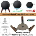 thumbnail image 4 of Soporte de madera para altavoz Echo (4.ª generación) Counlisha Walnut, 4 of 8