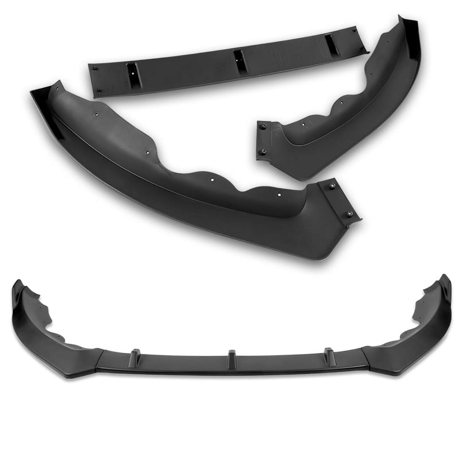 For 2013-2016 Ford Fusion Mondeo Matt Black Front Bumper Body Kit Spoiler Lip