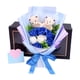thumbnail image 1 of Ramo de flores de jabón artificiales, decoración del Día de San Valentín, arreglo Floral decorativo perfumado para la escuela, niños y estudiantes , azul, 1 of 8