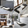 thumbnail image 2 of Black White Gold Marble Pattern Kitchen Rug Mat,Kitchen Runner Rugs Non Skid Washable,Decorative Kitchen Floor Mats for Kitchen,Sink,Laundry,17"X47", 2 of 5