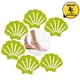 thumbnail image 4 of Advancent Alfombrilla de ducha impermeable para baño, pegatina antideslizante de agarre fuerte, fácil de eliminar residuos que están listos Juegos de accesorios de baño blanco 12 piezas, 4 of 4
