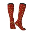 thumbnail image 4 of Balery Hohey Bee Golden Printed Novelty Socks Men's Women's Crew Socks Sports Socks Knee High Socks Cotton Socks Quirky and Cool Socks, 4 of 9