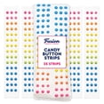 thumbnail image 2 of Candy Buttons Strips, Rainbow Buttons on Paper, Approximately 25 Strips of Fruit Flavor Vintage Dots Candies, Pastel Rainbow Candy Buttons on Paper Strips in Bulk, 2 of 8