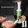 thumbnail image 4 of Manual Sausage Stuffer Hand Operated Sausage Maker with 4 Stuffing Tubes  Food Grade Material for Home Kitchen Restaurants, 4 of 7