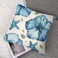 thumbnail image 7 of PIKWEEK Throw Pillow Cover  Set of 2 Ocean Sandpiper Beach Birds Watercolor in Sea Blue Kathie Decorative Indoor/Outdoor Square Pillow Covers Cushion Cases for Sofa Couch Bed, 7 of 7