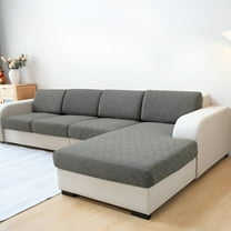 AUQ Waterproof Sofa Cushion Cover 1/2/3 Stretch Couch Cushion Cover L Shape Chaise Lounge Seat Sofa Slipcover,Couch Cushion Covers